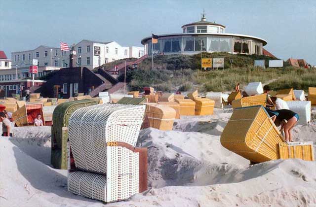 Strandkrbe auf Wangerooge