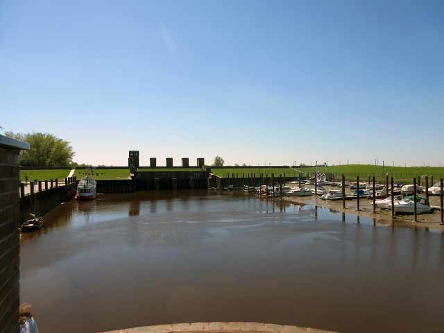Sielschleuse mit Bootshafen Dangast