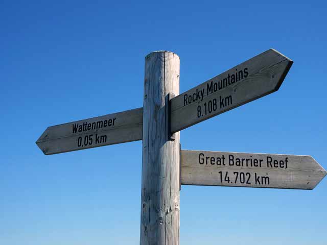 Wegweiser Wattenmeer