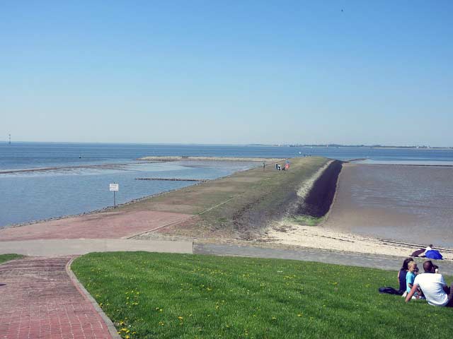 Seesteg, Sandstrand - Eckwarderhörne