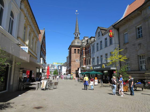 Fußgängerzone Oldenburg mit Lappan