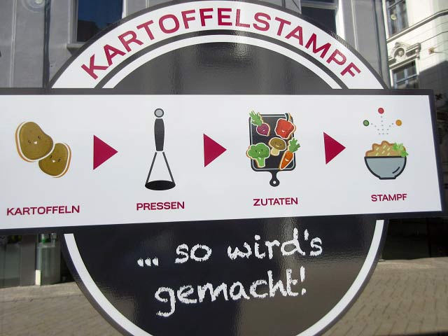 Kartoffelstampf - Spezialität Norddeutschland